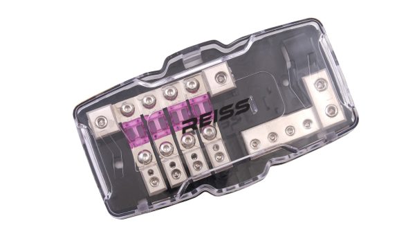 Distribuitor curent Reiss Audio RS-4AFS4, 4 IN / 8 Out, sigurante Mini ANL