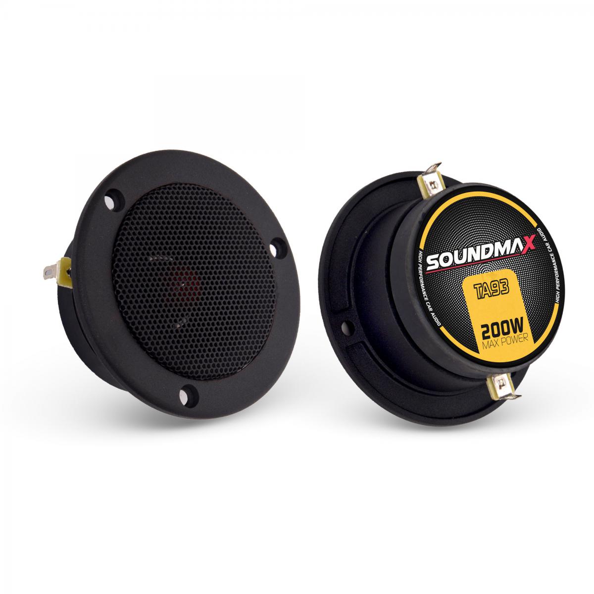 Difuzoare auto Soundmax SX-TA93, tweetere, 97mm, 4 Ohm, 100W