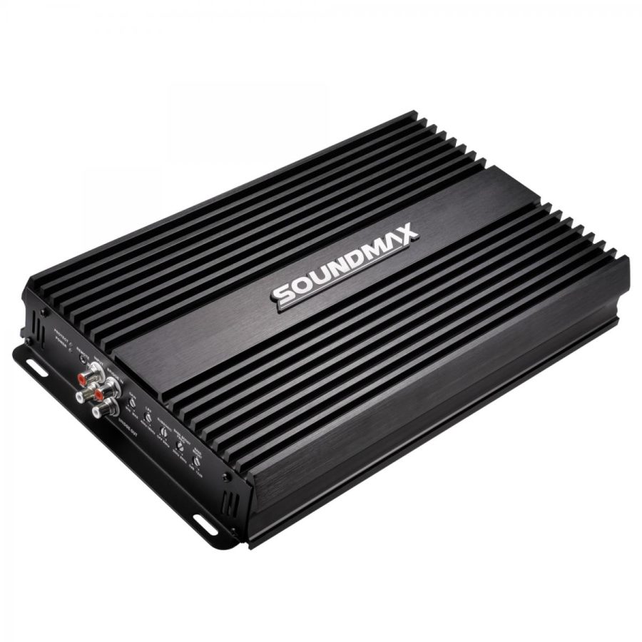 Amplificator auto SOUNDMAX SX1000.1D, monobloc, clasa D, 1000W