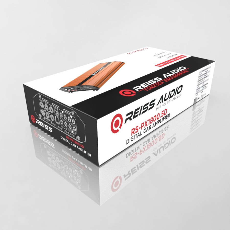 Amplificator auto REISS AUDIO RS-PX1800.5D, 5 canale, clasa D, 1960W - imagine 3