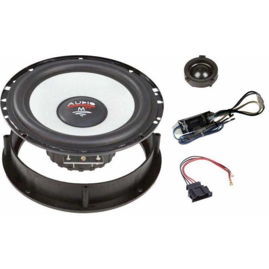 KIT Sistem component Dedicat VW UP  6.5"  m-fit 165mm Crossover plug&apos;n&apos;play 90W pe 2 căi Audio System German Sound
