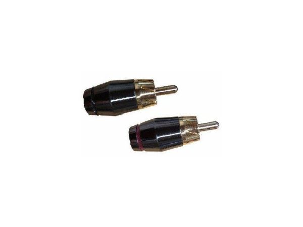 2 x conector RCA M cu fantă oblică de 8 ori, lipibil lungime: 26,5 mm Audio System
