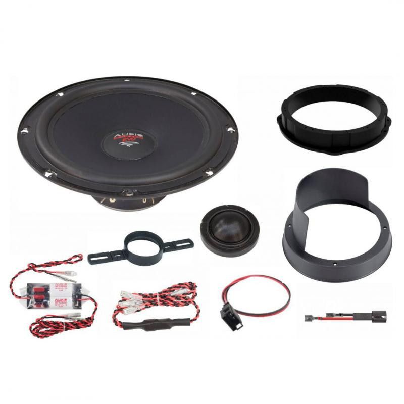 KIT  Sistem component Dedicat Audi Q5 8r 2008-  A3 8v -2012 R8 4S 150W PERFECT FIT pe 2 căi crossover plug&apos;n&apos;play Audio System