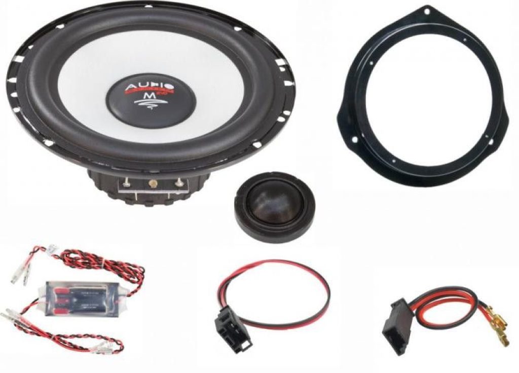 KIT Sistem component Dedicat Mercedes Clasa C W204 m-fit 6.5" 165mm 90W Audio System German Sound - imagine 2