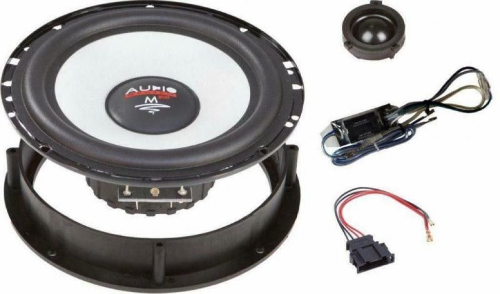 KIT Sistem component Dedicat VW UP  6.5"  m-fit 165mm Crossover plug&apos;n&apos;play 90W pe 2 căi Audio System German Sound - imagine 2