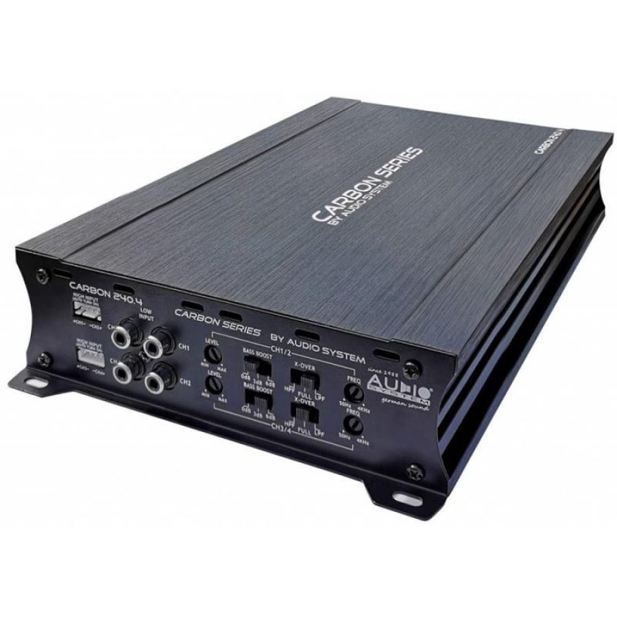 Amplificator auto  4 Canale ,Filtre HP,LP ,  seria CARBON clasa AB  4x 60(100) WRMS la 4(2) Ohm sau 2x 200 WRMS mono la 4 Ohm - imagine 2