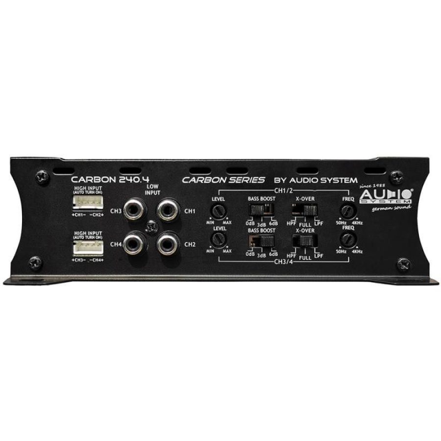 Amplificator auto  4 Canale ,Filtre HP,LP ,  seria CARBON clasa AB  4x 60(100) WRMS la 4(2) Ohm sau 2x 200 WRMS mono la 4 Ohm - imagine 4
