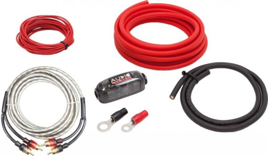 KIT CABLURI AMPLIFICARE OFC CU RCA, 10 MM2 , OFC , RCA 5M, SOCLU MINI ANL CU SIGURANTA DE 40A Audio System - imagine 2