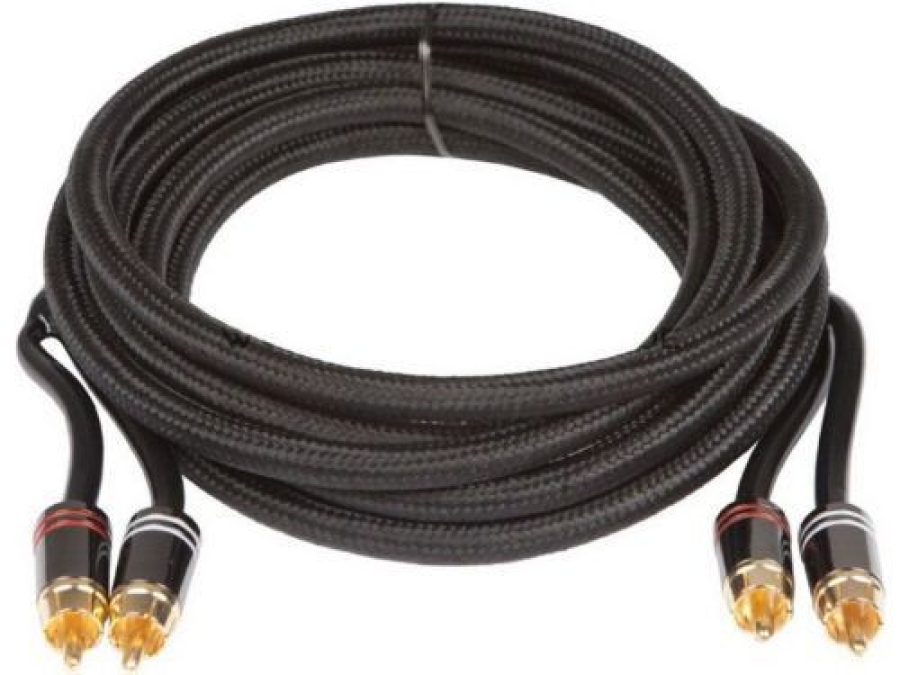 CABLU RCA HI-END , OFC  DE 5000 MM , INVELIT CU "PIELE DE SARPE" (TRESA) Audio System - imagine 2