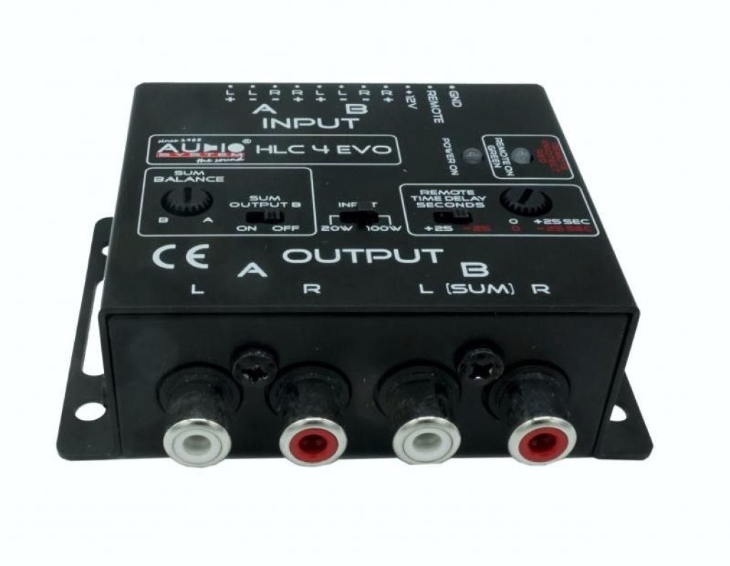 CONVERTOR HI-LOW 4 CANALE PRS (SIMULATOR REZISTENTA DIFUZOR) REMOTE OUT (iesire + pentru amplificator) 5V PRE OUT HI POWER PANA - imagine 3