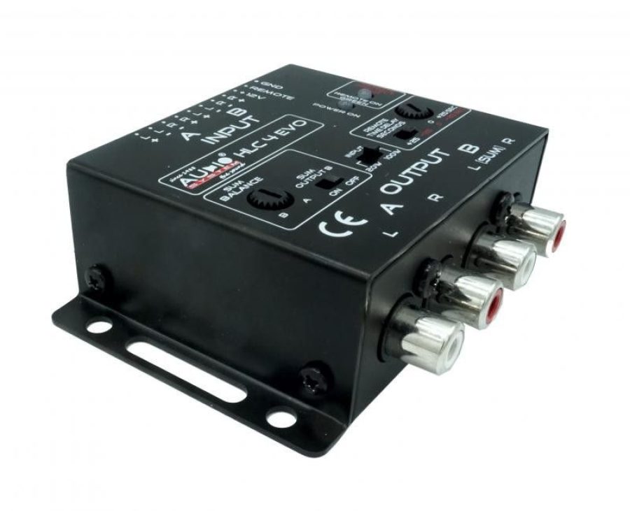 CONVERTOR HI-LOW 4 CANALE PRS (SIMULATOR REZISTENTA DIFUZOR) REMOTE OUT (iesire + pentru amplificator) 5V PRE OUT HI POWER PANA - imagine 4