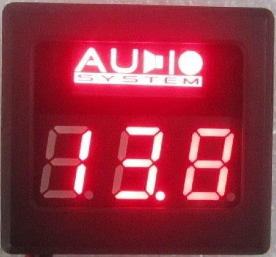 Voltimetru digital cu LED-uri de culoare roșie DVM 12 Audio System - imagine 5