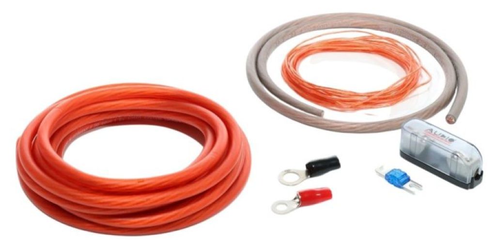 Audio System Set de cabluri de alimentare de înaltă calitate OFC 20mm² 5m roșu + 1m antracit - imagine 2
