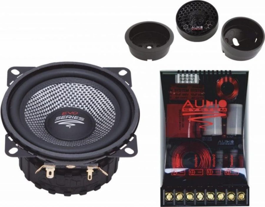 Difuzoare componente Audio System X 100 EVO 2 90 watts 100 mm 4" 3 ohm KICKBASS - imagine 2