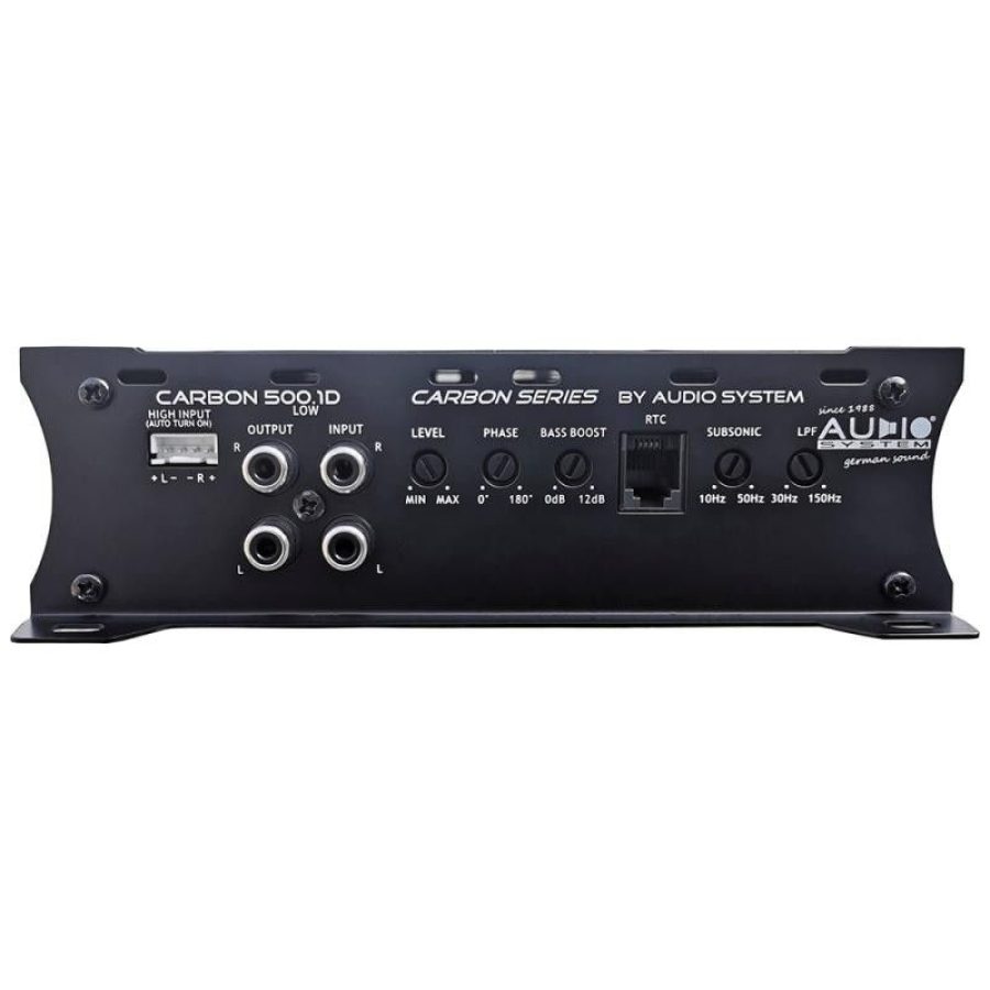 Amplificator Audio-Systems CARBON-500.1 D, 1x500 watts, in 2 sau 4 ohm, pentru subwoofer clasa D - imagine 2