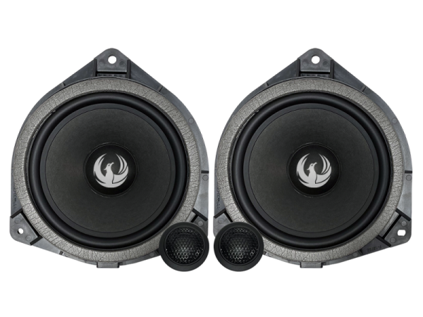 Kit de difuzoare TOYOTA pe 2 căi 6,5” (165 mm) cu filtre și cabluri plug & play 90W RMS/180W MAX 4Ohm Phoenix Gold ZDST6CS v1