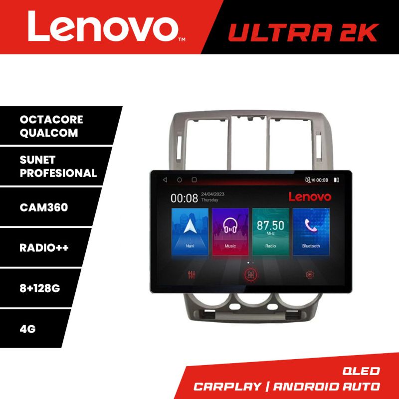 Navigatie HHyundai Getz 2002-2010, Ecran 2K QLED 13",Octacore,8Gb RAM,128Gb Hdd,4G,360,DSP,Carplay,Bluetooth