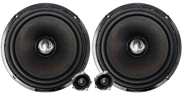 Kit de difuzoare pe 2 căi VW 6” (160 mm) cu filtre si cabluri plug & play 60W RMS/120W MAX 4Ohm Phoenix Gold ZDSW6CS