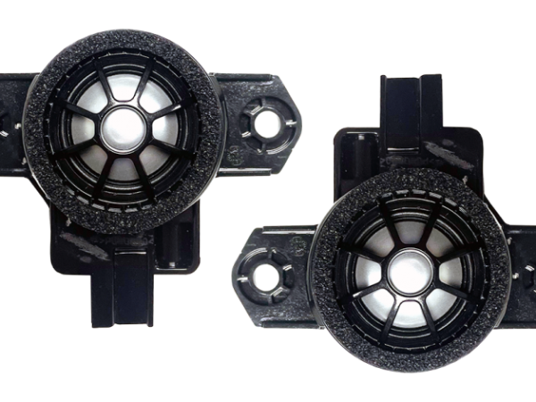 Kit tweetere Volvo S/V/XC 2016+ 40W cu cupolă din titan de 25 mm Tonuri excelente de înaltă frecvență Phoenix Gold ﻿ZDSV25T