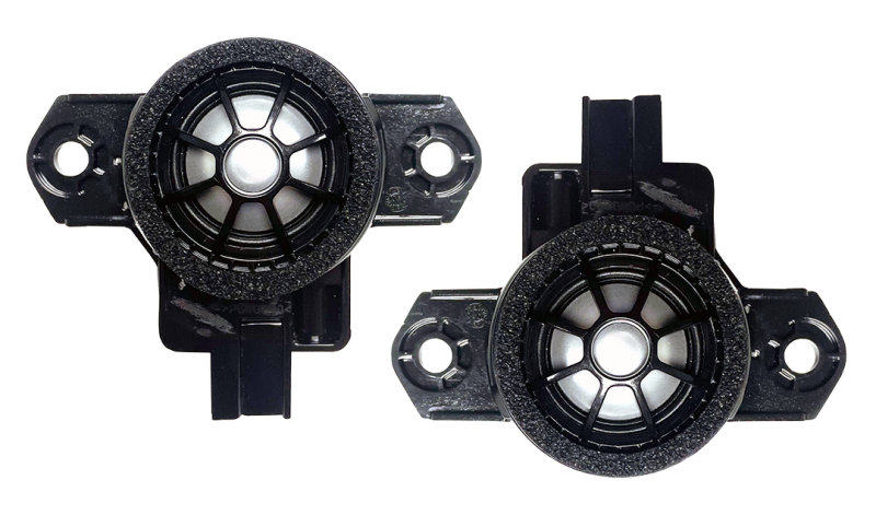 Kit tweetere Volvo S/V/XC 2016+ 40W cu cupolă din titan de 25 mm Tonuri excelente de înaltă frecvență Phoenix Gold ﻿ZDSV25T