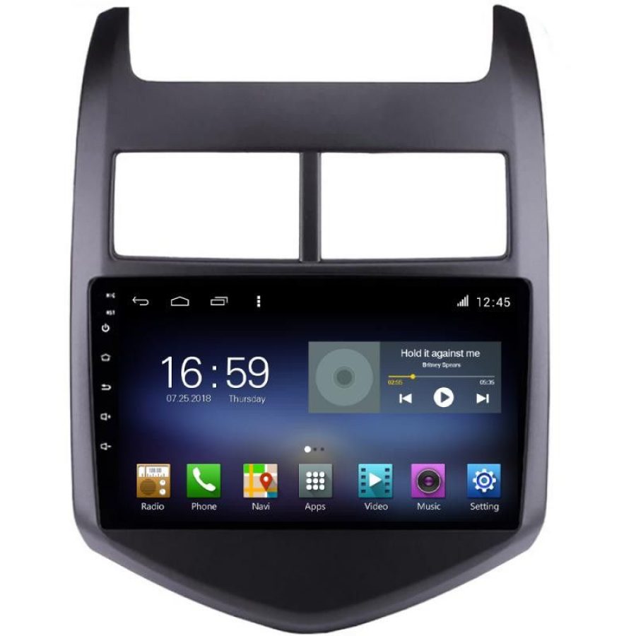 Navigatie Chevrolet Aveo 2010-2013 F-aveo10 Octa Core cu Android Radio Bluetooth Internet GPS WIFI DSP 8+128GB 4G - imagine 2