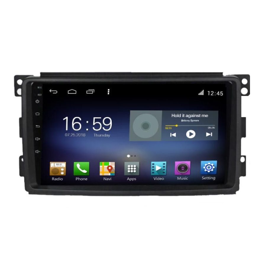 Navigatie Smart 2005-2010 F-Smart05 Octa Core cu Android Radio Bluetooth Internet GPS WIFI DSP 8+128GB 4G - imagine 2