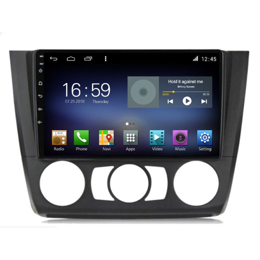 Navigatie BMW Seria 1 E87 2007-2011 clima manuala F-bmw117-manual Octa Core cu Android Radio Bluetooth Internet GPS WI - imagine 2