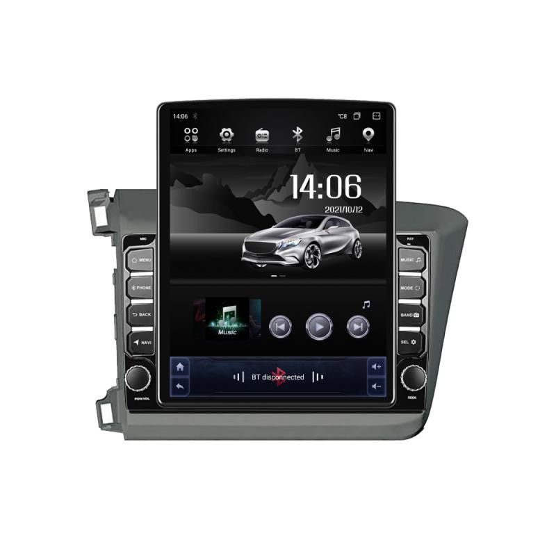Navigatie Honda Civic Sedan G-132 ecran tip TESLA 9.7" cu Android Radio Bluetooth Internet GPS WIFI 4+32GB DSP 4G Octa - imagine 2