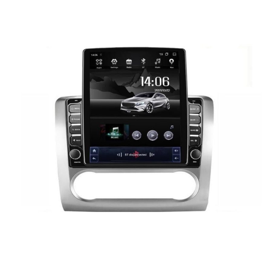 Navigatie Ford Focus clima automata G-140-automatic ecran tip TESLA 9.7" cu Android Radio Bluetooth Internet GPS WIFI - imagine 2
