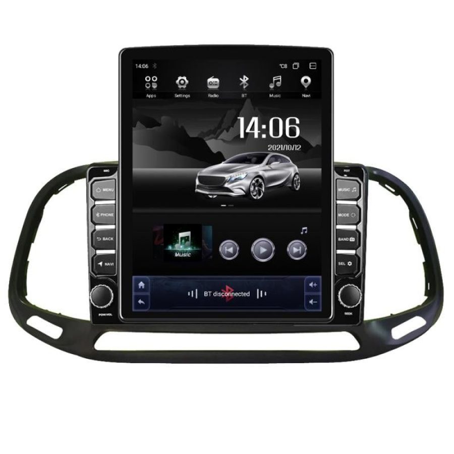 Navigatie Fiat Doblo 2015-2018 G-DOBLO15 ecran tip TESLA 9.7" cu Android Radio Bluetooth Internet GPS WIFI 4+32GB DSP - imagine 2