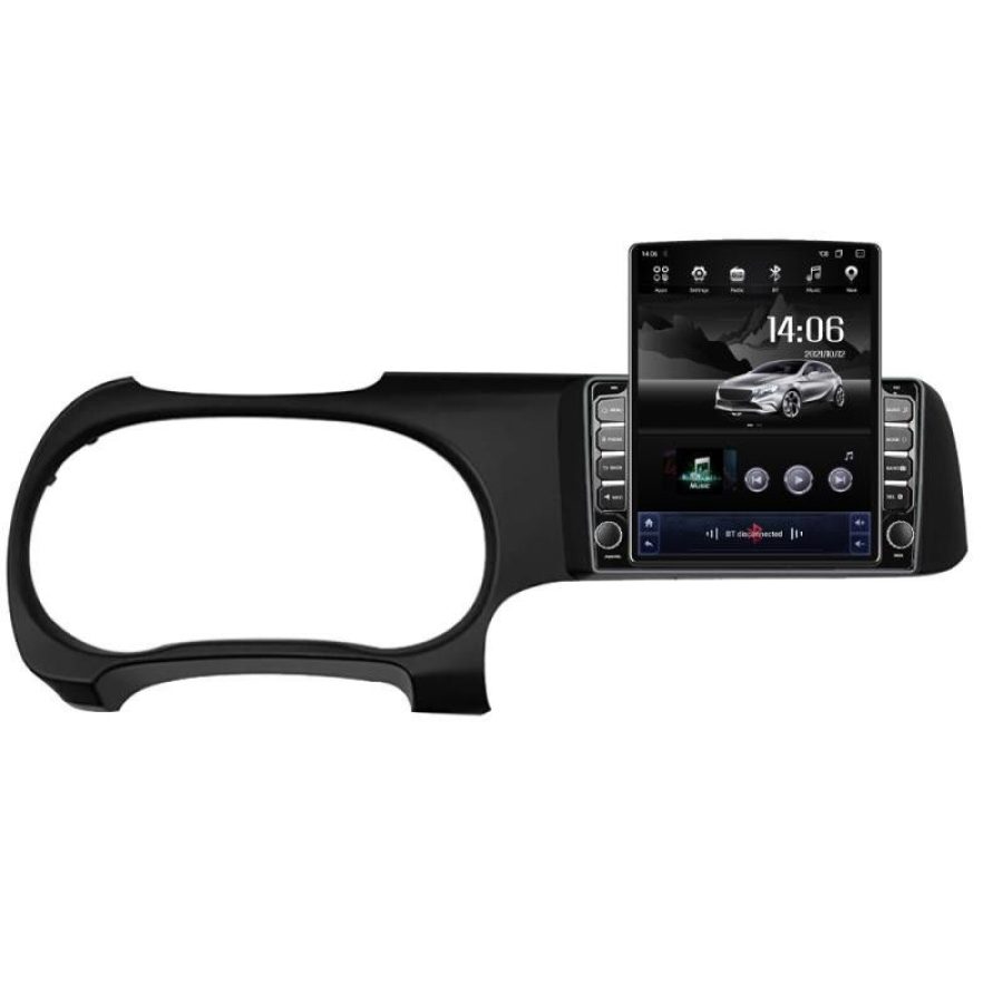 Navigatie HHyundai I10 2020 G-i10 ecran tip TESLA 9.7" cu Android Radio Bluetooth Internet GPS WIFI 4+32GB DSP 4G Octa - imagine 2