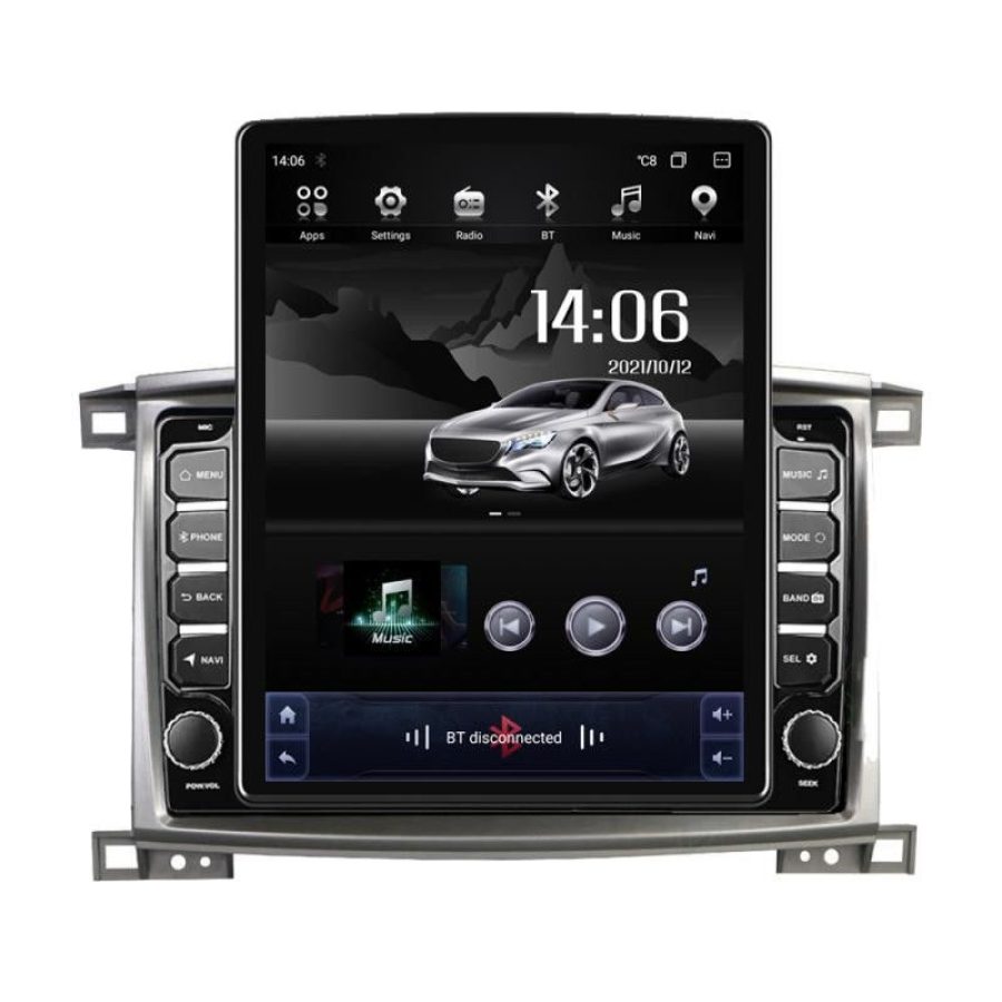 Navigatie Toyota Land Cruiser L100 2002-2008 G-l100 ecran tip TESLA 9.7" cu Android Radio Bluetooth Internet GPS WIFI - imagine 2