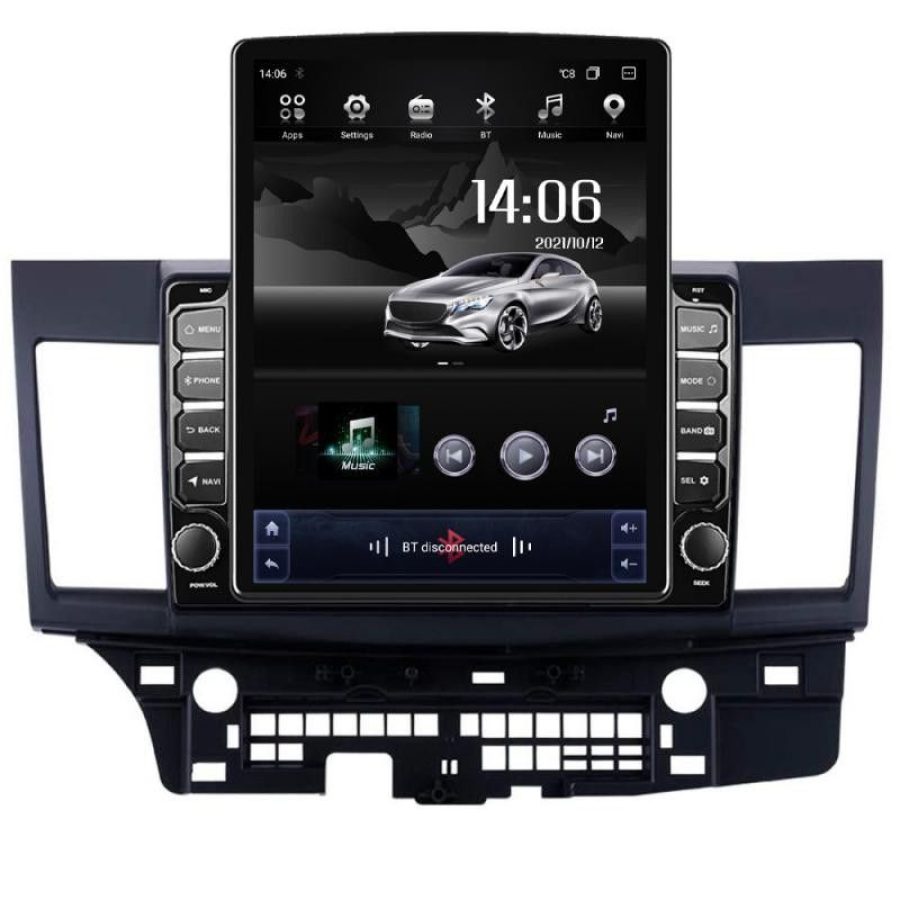 Navigatie MITSUBISHI LANCER H-037 ecran tip TESLA 9.7" cu Android Radio Bluetooth Internet GPS WIFI 4+32GB DSP 4G Octa - imagine 2