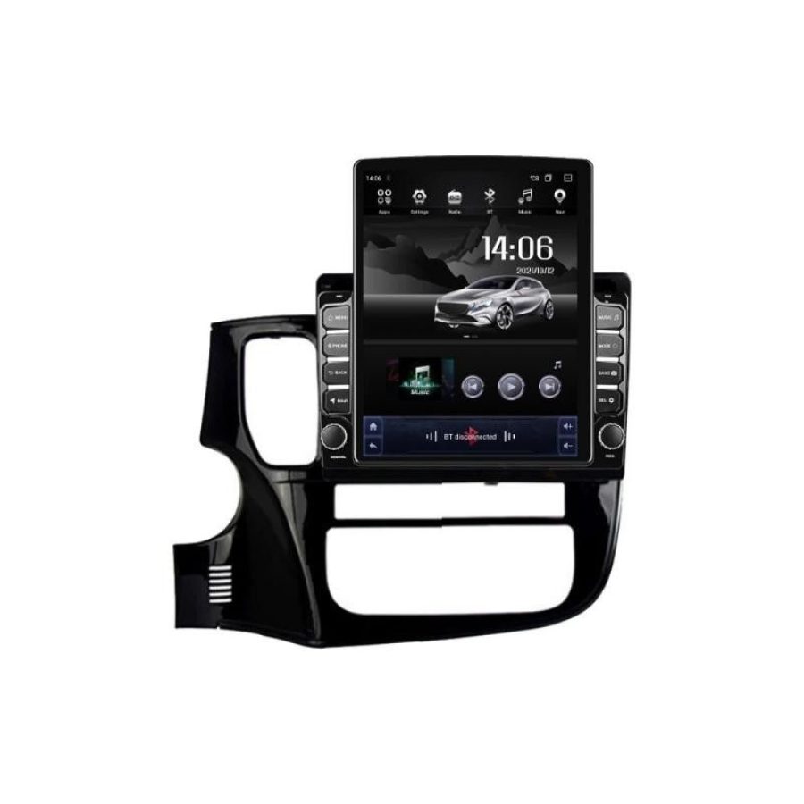 Navigatie Mitsubishi Outlander 2014- H-1230 ecran tip TESLA 9.7" cu Android Radio Bluetooth Internet GPS WIFI 4+32GB D - imagine 2