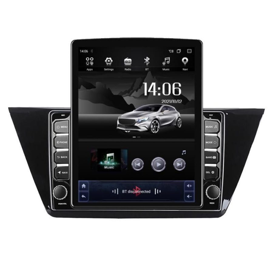 Navigatie VOLKSWAGEN TOURAN 2016- H-3144 ecran tip TESLA 9.7" cu Android Radio Bluetooth Internet GPS WIFI 4+32GB DSP - imagine 2