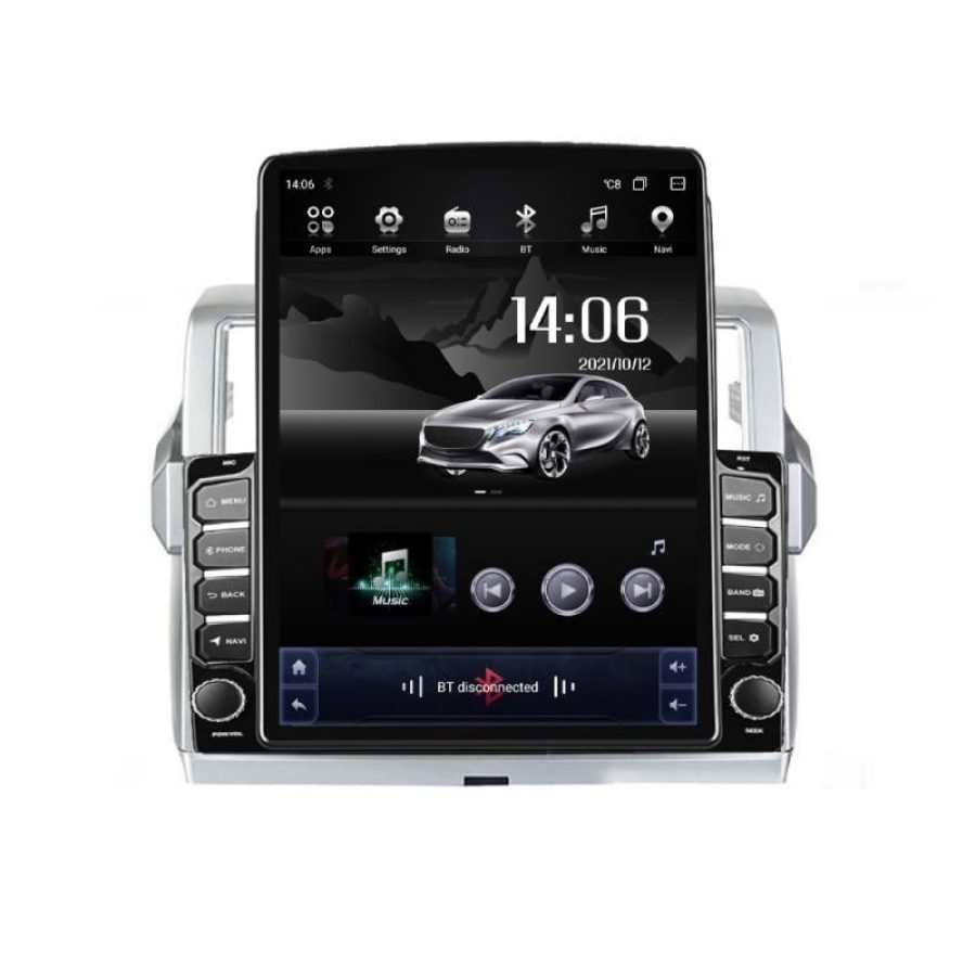Navigatie TOYOTA Prado 2010-2013 H-347 ecran tip TESLA 9.7" cu Android Radio Bluetooth Internet GPS WIFI 4+32GB DSP 4G - imagine 2