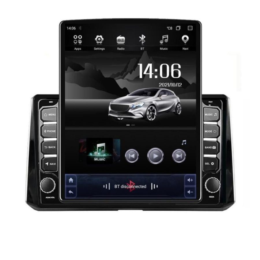 Navigatie Toyota Corolla 2019- H-388-levin ecran tip TESLA 9.7" cu Android Radio Bluetooth Internet GPS WIFI 4+32GB DS - imagine 2