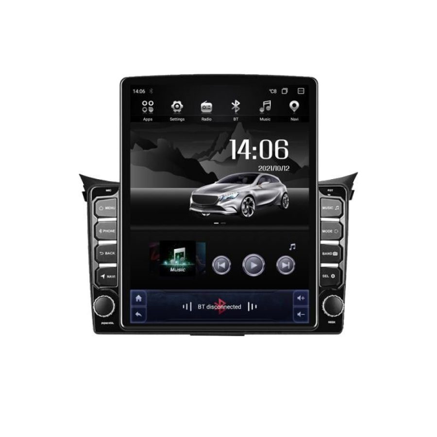 Navigatie HHyundai I30 2011-2016 ecran tip TESLA 9.7" cu Android Radio Bluetooth Internet GPS WIFI 4+32GB DSP 4G Octa C - imagine 3