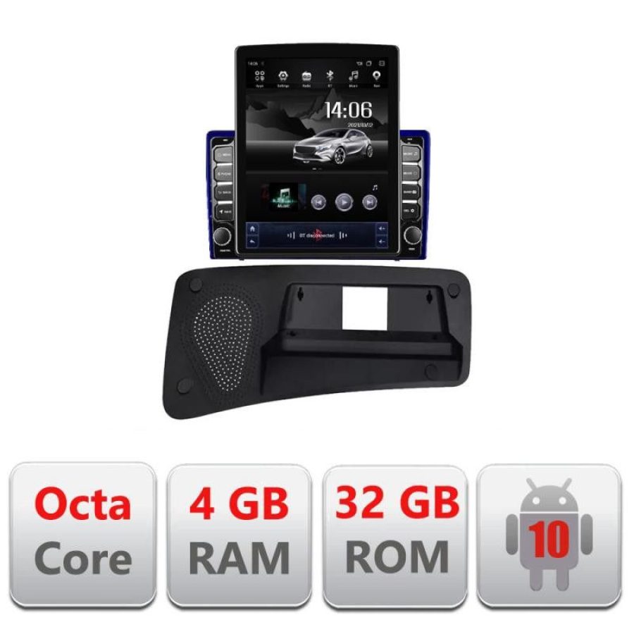 Navigatie Volvo S80 2006-2017 Android radio gps internet Octa Core 4+64 LTE Kit-S80-2006+EDT-E709 - imagine 2