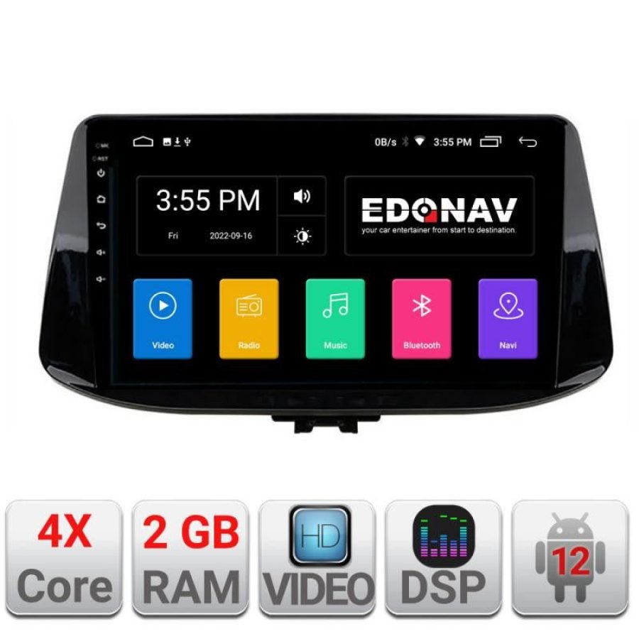 Navigatie HHyundai I30 2017- A-1041  2+32 GB Android Waze USB Navigatie Internet Youtube Radio - imagine 2