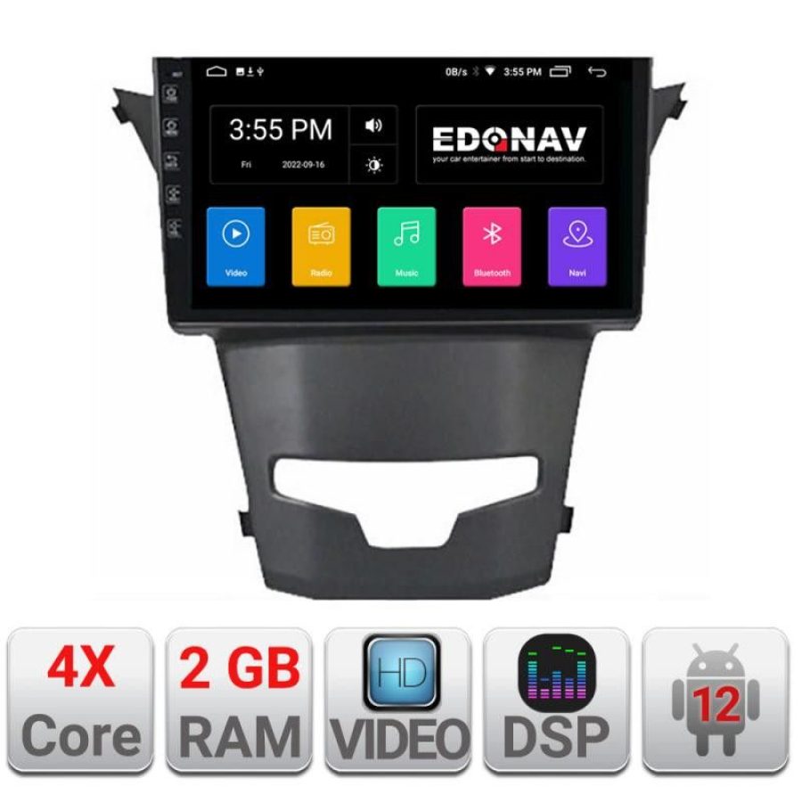 Navigatie Ssangyong Korando 2014-2019 A-1159  2+32 GB Android Waze USB Navigatie Internet Youtube Radio - imagine 2