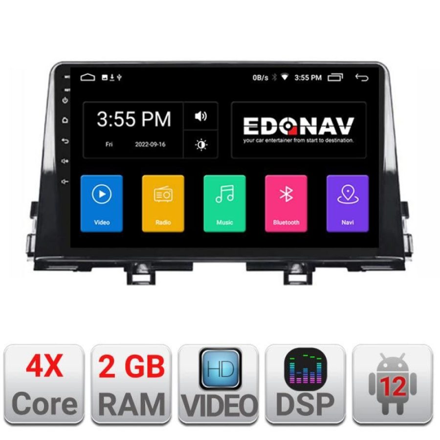 Navigatie Kia Picanto 2016- A-2217  2+32 GB Android Waze USB Navigatie Internet Youtube Radio - imagine 2