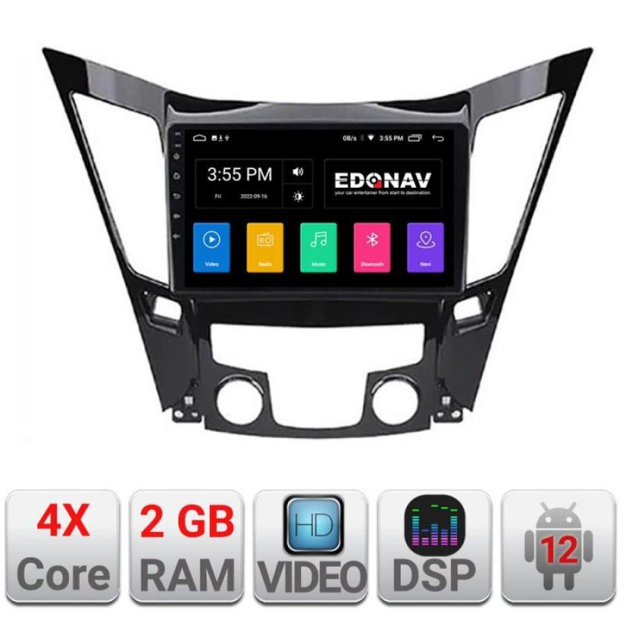 Navigatie HHyundai Sonata 2011-2015 A-259  2+32 GB Android Waze USB Navigatie Internet Youtube Radio - imagine 2