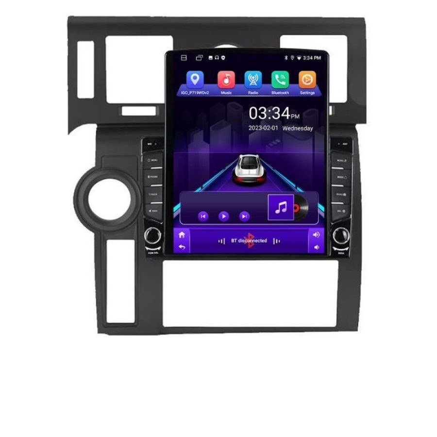 Navigatie Hummer H2 2002-2008 ecran tip TESLA 9.7" cu Android Radio Bluetooth Internet GPS WIFI 2+32 DSP Quad Core - imagine 2