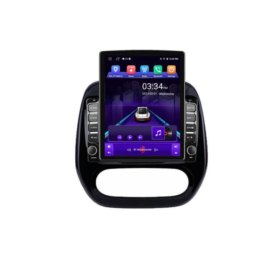 Navigatie Renault Captur K-CAPTUR ecran tip TESLA 9.7" cu Android Radio Bluetooth Internet GPS WIFI 2+32 DSP Quad Core - imagine 2
