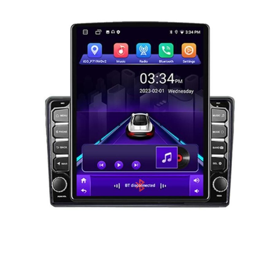 Navigatie Citroen C3 2018- ecran tip TESLA 9.7" cu Android Radio Bluetooth Internet GPS WIFI 2+32 DSP Quad Core - imagine 2