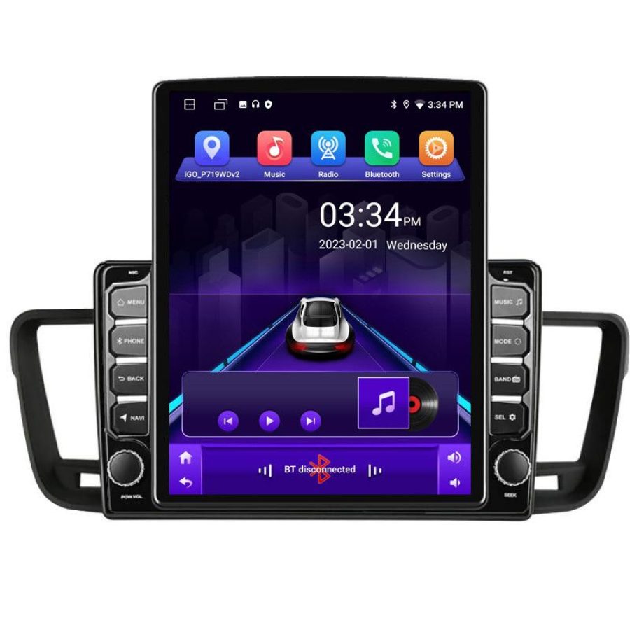 Navigatie Peugeot 508 K-5637 ecran tip TESLA 9.7" cu Android Radio Bluetooth Internet GPS WIFI 2+32 DSP Quad Core - imagine 2