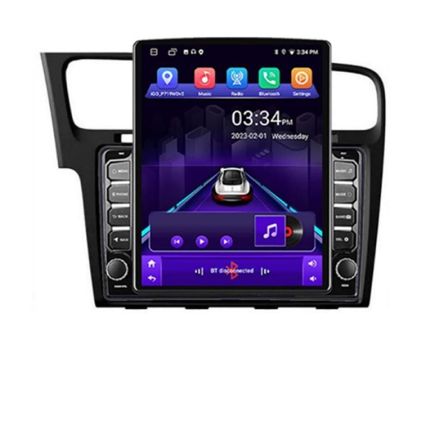 Navigatie VW Golf 7 K-491 ecran tip TESLA 9.7" cu Android Radio Bluetooth Internet GPS WIFI 2+32 DSP Quad Core - imagine 2