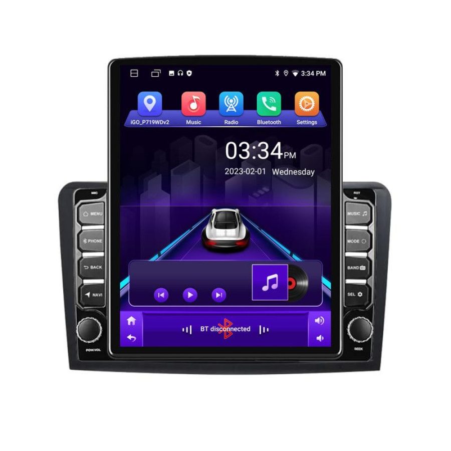 Navigatie Mercedes ML GL K-213 ecran tip TESLA 9.7" cu Android Radio Bluetooth Internet GPS WIFI 2+32 DSP Quad Core - imagine 2