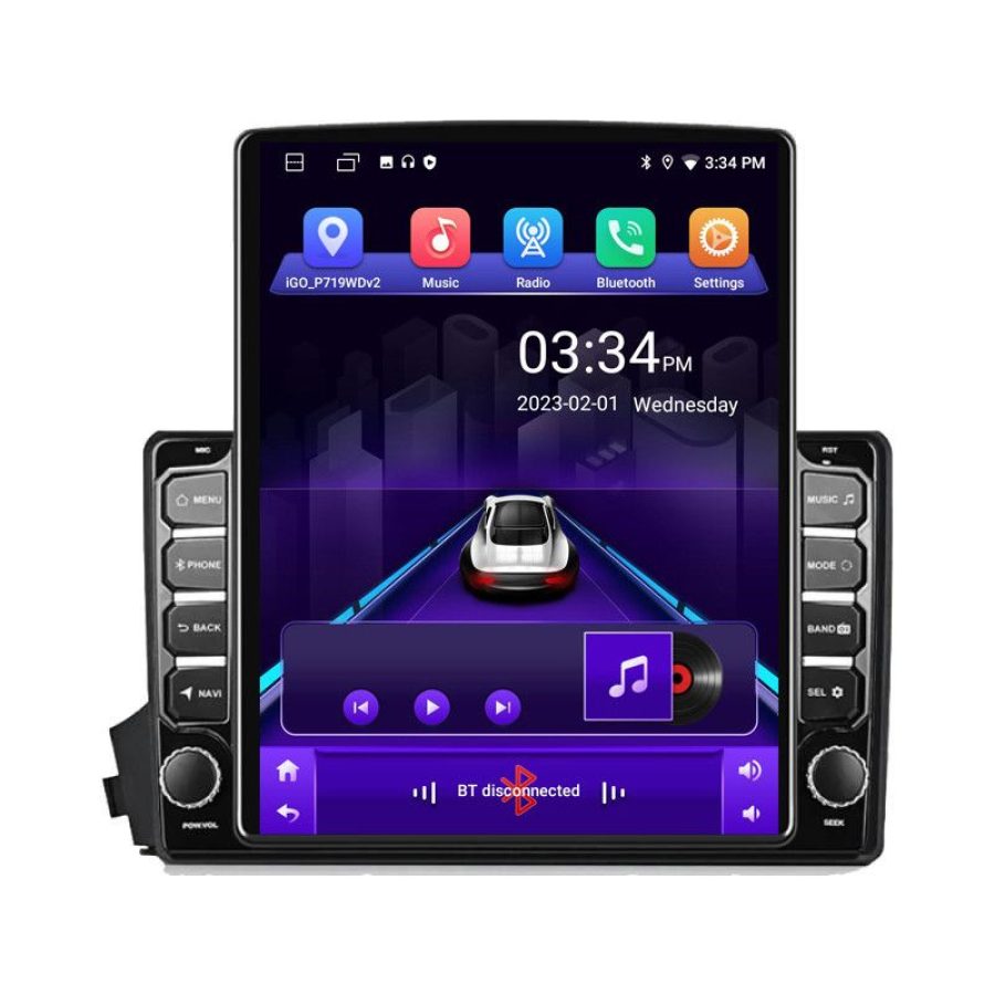 Navigatie Ssangyong Kyron Actyon K-158 ecran tip TESLA 9.7" cu Android Radio Bluetooth Internet GPS WIFI 2+32 DSP Quad - imagine 2